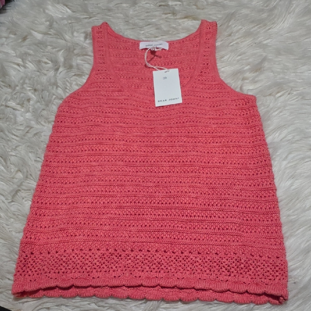 NWT Dear John Sleeveless Sweater- Small